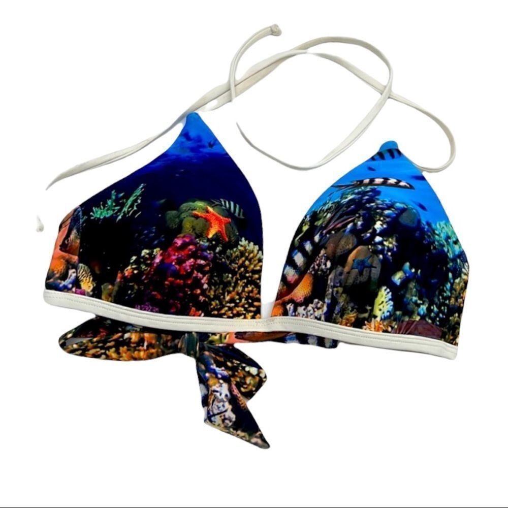 Arizona Jean Company “Sea World” Bikini Top Sz M